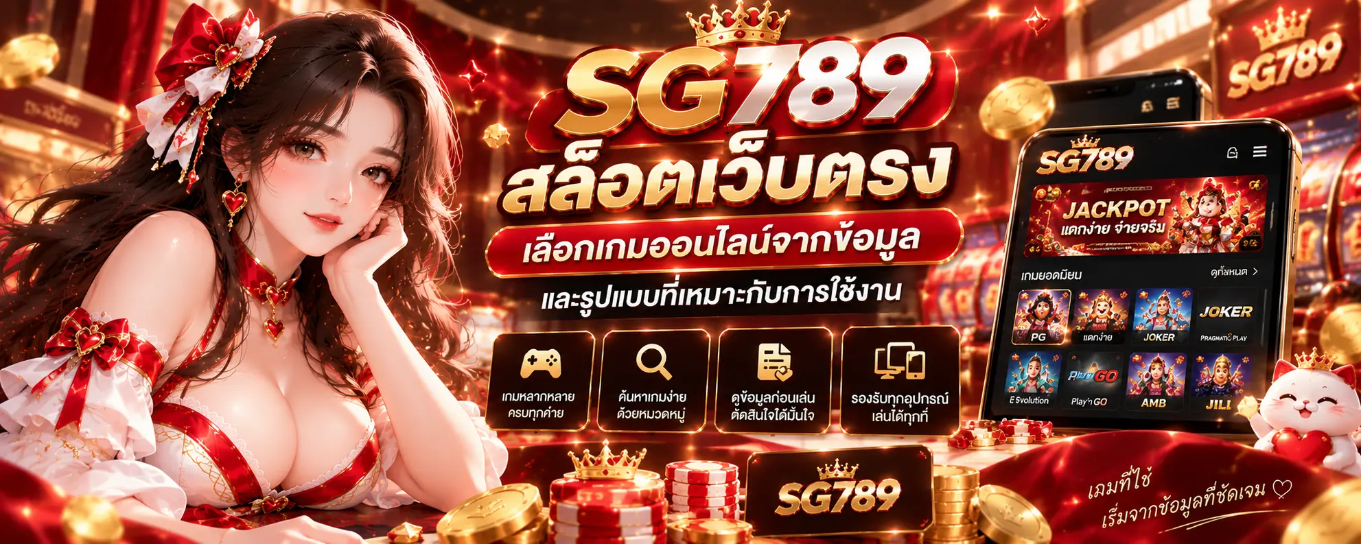 sg789 สล็อตเว็บตรง เลือกเกมออนไลน์จากข้อมูลและรูปแบบที่เหมาะกับการใช้งาน